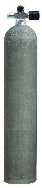 MES, 5,7 L (40 cuft) 207 bar Aluminium Tauchflasche mit RE Ventil Dirty Beast